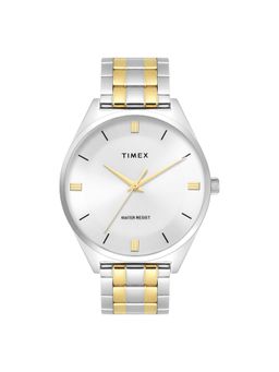 Timex - Trendline Stainless Steel Silver Dial Analog Watches for Men-Twtg14603T (Medium)