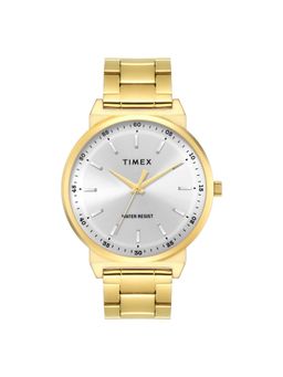 Timex - Trendline Stainless Steel Silver Dial Analog Watches for Men-Twtg14703T (Medium)