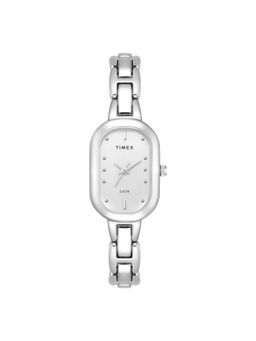 Timex - Trendline Brass Silver Dial Analog Watches for Women-Twtl16301T (Medium)