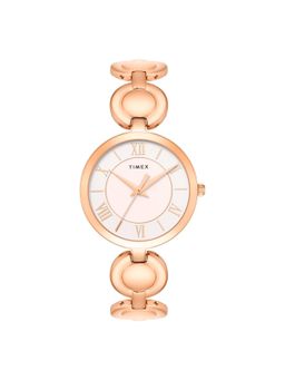 Timex - Trendline Brass Pink Dial Analog Watches for Women-Twtl16401T (Medium)
