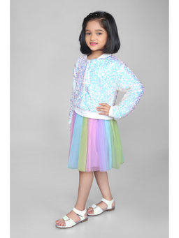 ZIP ZAP ZOOP - Zipper with Rainbow Color Skirt Full Sleeve Knit Jersey (Set of 2)