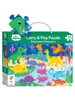 Tak Tak Toys - Carry & Play Roar some Dinosaurs - Jigsaw Puzzle Set