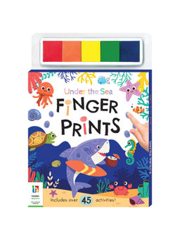 Tak Tak Toys - Under The Sea Finger Prints Colouring Book With 45+ Fun Activities