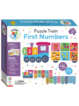 Tak Tak Toys - First Numbers - Train Jigsaw Puzzle Set