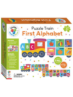 Tak Tak Toys - First Alphabet - Train Jigsaw Puzzle Set