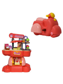 Tak Tak Toys - Hello Kitty Dessert Rider - 2-In-1 Scooter Playhouse For Kids