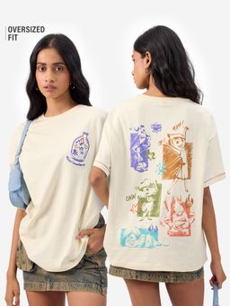 The Souled Store - Official Inside Out: Mixed Emotions Women Oversized T-Shirts