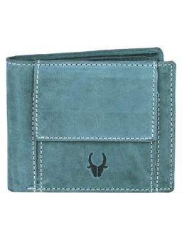 WILDHORN - Blue Top Grain Leather Wallet for Men