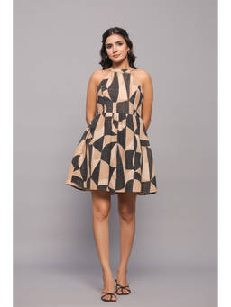 Twenty Dresses by Nykaa Fashion - Mini Dress In Abstract Print