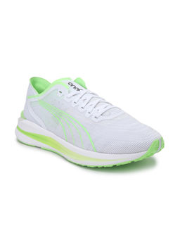 Puma - Electrify Nitro Turn One8 Unisex White Running Shoes