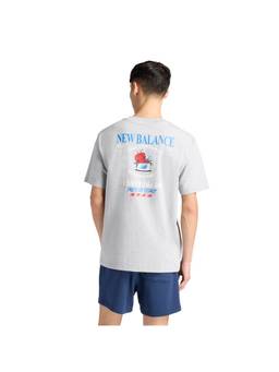 New Balance - Men Grey Lobster Roll T-Shirt (L)