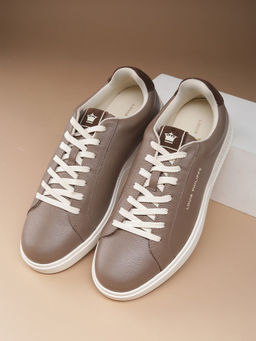 Louis Philippe - Men Brown Lace Up Sneakers