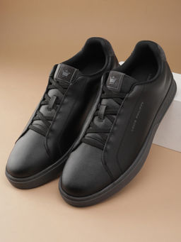 Louis Philippe - Men Black Lace Up Sneakers