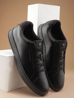 Louis Philippe - Men Black Lace Up Sneakers