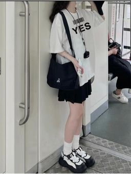 Outzidr - White Typography Print T-Shirt