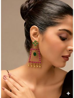 Vosgi - Multi-Color Aesthetic Double Earrings