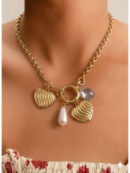 Vosgi - Blue Heart Pendent Necklace