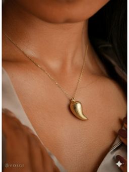Vosgi - Golden Orb Statement Necklace