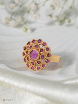 Vosgi - Pink Royal Bloom Ring