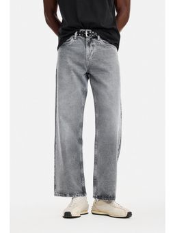 Snitch - Grey Washed Loose Casual Jeans