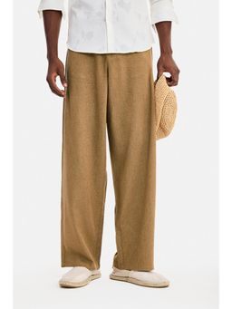 Snitch - Khaki Solid Relaxed Trouser