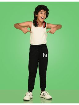 Nusyl - Boys Hi Text Printed Joggers