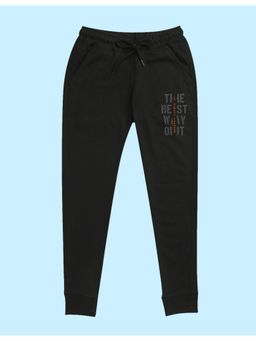 Nusyl - Boys The Best Way Out Text Printed Joggers