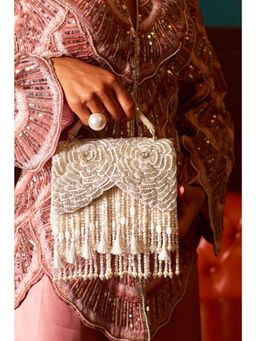 FOREVER NOOR - Julia Silver Box Bag