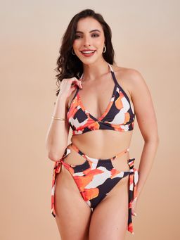 G Heist - Women Multi-Color Printed Swim Bikini