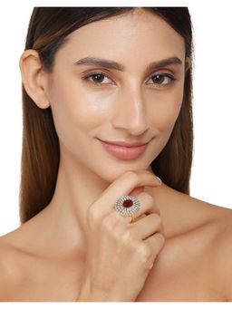 Zoey - American Diamond Adjustable Ring