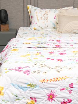 Urban Space - 3 Layer Reversible Microfiber Ac Blanket - France - Pink