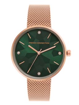 French Connection - Analog Green Dial Womens Watch-FCN00015C