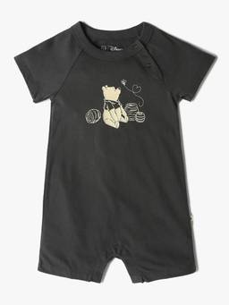 GAP - Grey Cotton Half Sleeves Regular Onesie