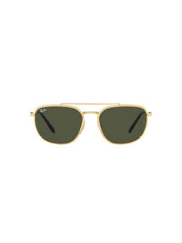 Ray-Ban - Arista Sunglasses 0Rb3708 - Square - Gold Frame - Green Lens (59)