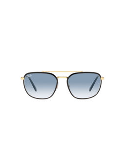 Ray-Ban - Black on Arista Sunglasses 0Rb3708 - Square - Black Frame - Blue Lens (56)