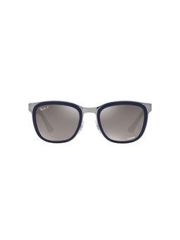 Ray-Ban - Blue on Gunmetal Sunglasses 0Rb3709 - Square - Blue Frame - Grey Lens (53)