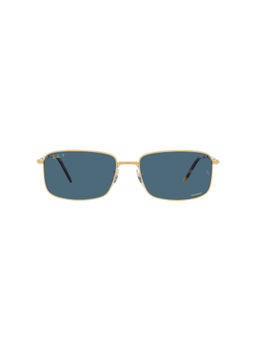 Ray-Ban - Legend Gold Sunglasses 0Rb3717 - Rectangle - Gold Frame - Blue Lens (57)