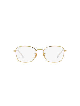 Ray-Ban - Arista Frames 0Rx6497 - Irregular - Gold Frame - White Lens (53)