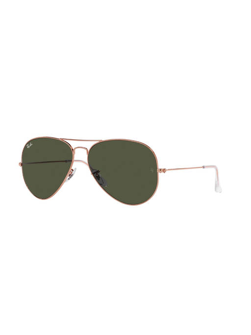 Buy Ray-Ban Rose Gold Sunglasses 0Rb3025 - Pilot - Gold  display picture 3
