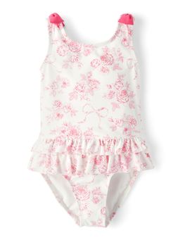 Gymboree - Girls Floral Bow One Piece Swimsuit