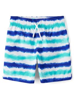 The Children's Place - Boys Blue Print Swim Trunks