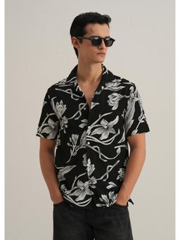 Banana Club - Tulip White Print Popcorn Shirt