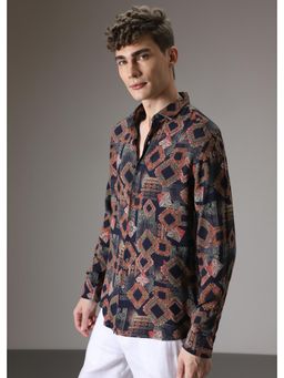 Banana Club - Argyle Diamond Red Feather Shirt