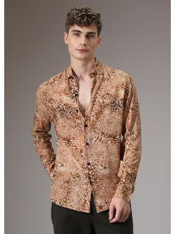 Banana Club - Boa Brown Feather Shirt