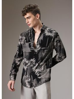 Banana Club - Monochrome Prism Feather Shirt