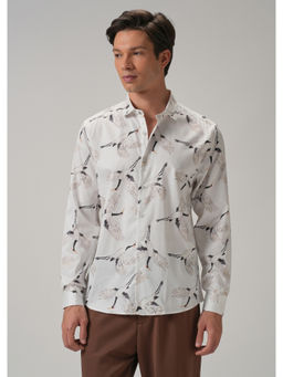 Banana Club - Crane Bird Print Shirt