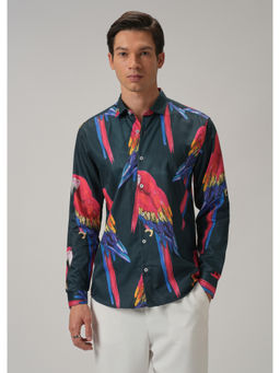 Banana Club - Parrot Motif Shirt