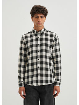 Banana Club - Chess Square Black Check Shirt