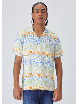 Banana Club - Exotic Fauna Print Half Sleeve Shirt