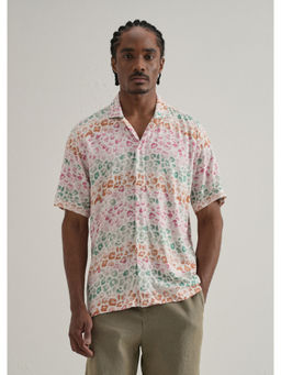 Banana Club - Multi Colored Panthera Print Half Sleeve Shirt